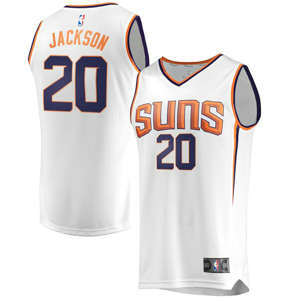 Maillot nba Phoenix Suns Association Edition Homme Josh Jackson 20 Blanc